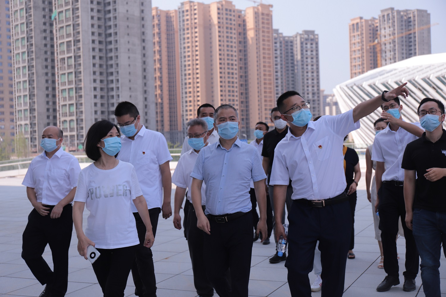 公司东来印象项目“号家联创”工作接受集团工会检查验收