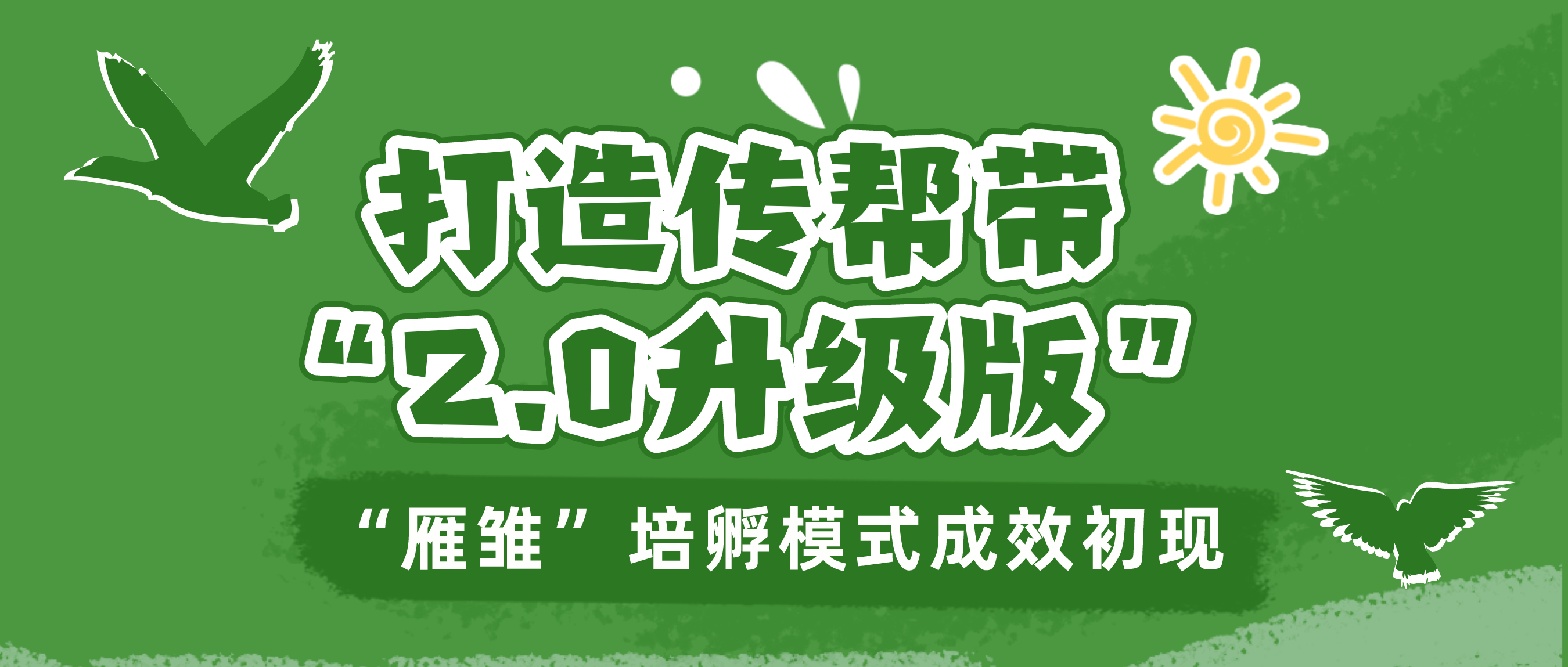 打造传帮带“2.0升级版” “雁雏”培孵模式成效初现